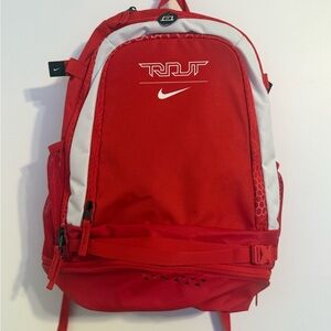Nike Trout Red and White Men's Baseball Backpack